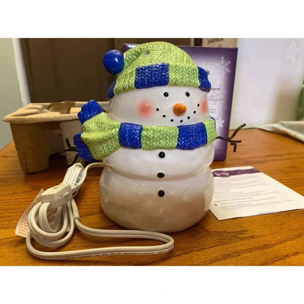 Snowman Scentsy Warmer Cookie Jar Collection Retired‎